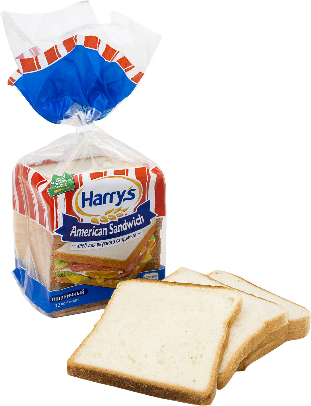 Хлеб пшеничный HARRY'S Аmerican sandwich, 470г, Россия, 470 г